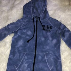 Blue zip up jacket from PINK